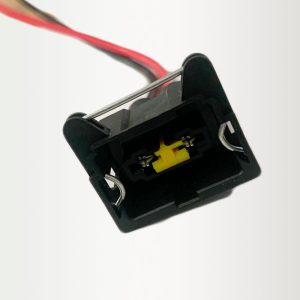 CONECTOR ELECTRO FORD FIESTA Y RESISTENCIA 2 CABLES CON GANCHO