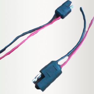CONECTOR 2 VIAS UNIVERSAL CUADRADO (MACHO-HEMBRA) GOMA (X5)