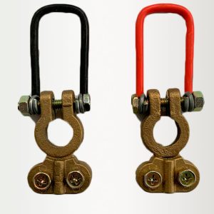 BORNES BRONCE C/SEGURO P/CARROS/PAR+Y-  (020811-11)