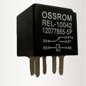 RELAY 5 PATAS 12V 30A, 5PATA FINAS CUADRADO