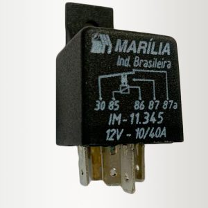 RELAY 5 PATAS 12V 10/40AMP MARILIA BRAZIL