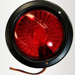 FARO STOP PUNTA DIAMANTE ROJO METALICO (PRECIO POR UNIDAD)