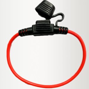 PORTA FUSIBLE MINI ENCHUFE C/TAPA DE GOMA