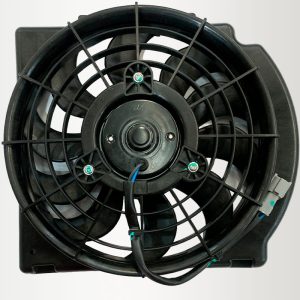 ELECTROVENTILADOR CHEV CORSA AIRE ACONDICIONADO *CON BASE* ASPA HELICOIDAL