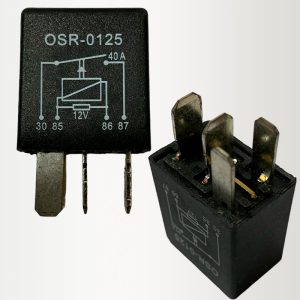 RELEY 4 PATAS 12V MINI NEGRO 4PATAS GRUESAS VW GOL FIAT TOYOTA