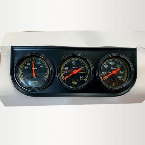 RELOJ TRIPLE MECANICO 12V - NEGRO