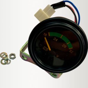 RELOJ VOLTIMETRO 24V ESCALA 18-32