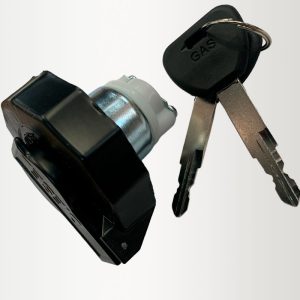 TAPA GASOLINA CHEV NPR NKR NEGRA CON LLAVE 3 UÑAS